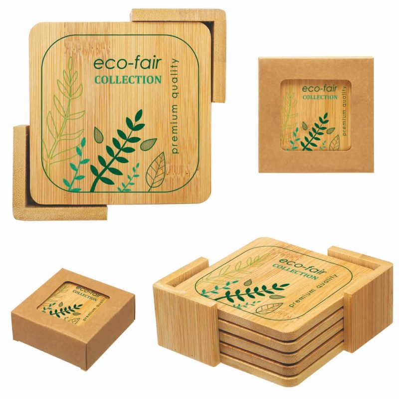 Bamboo Coaster Set 1 Bamboo Coaster Set 1
