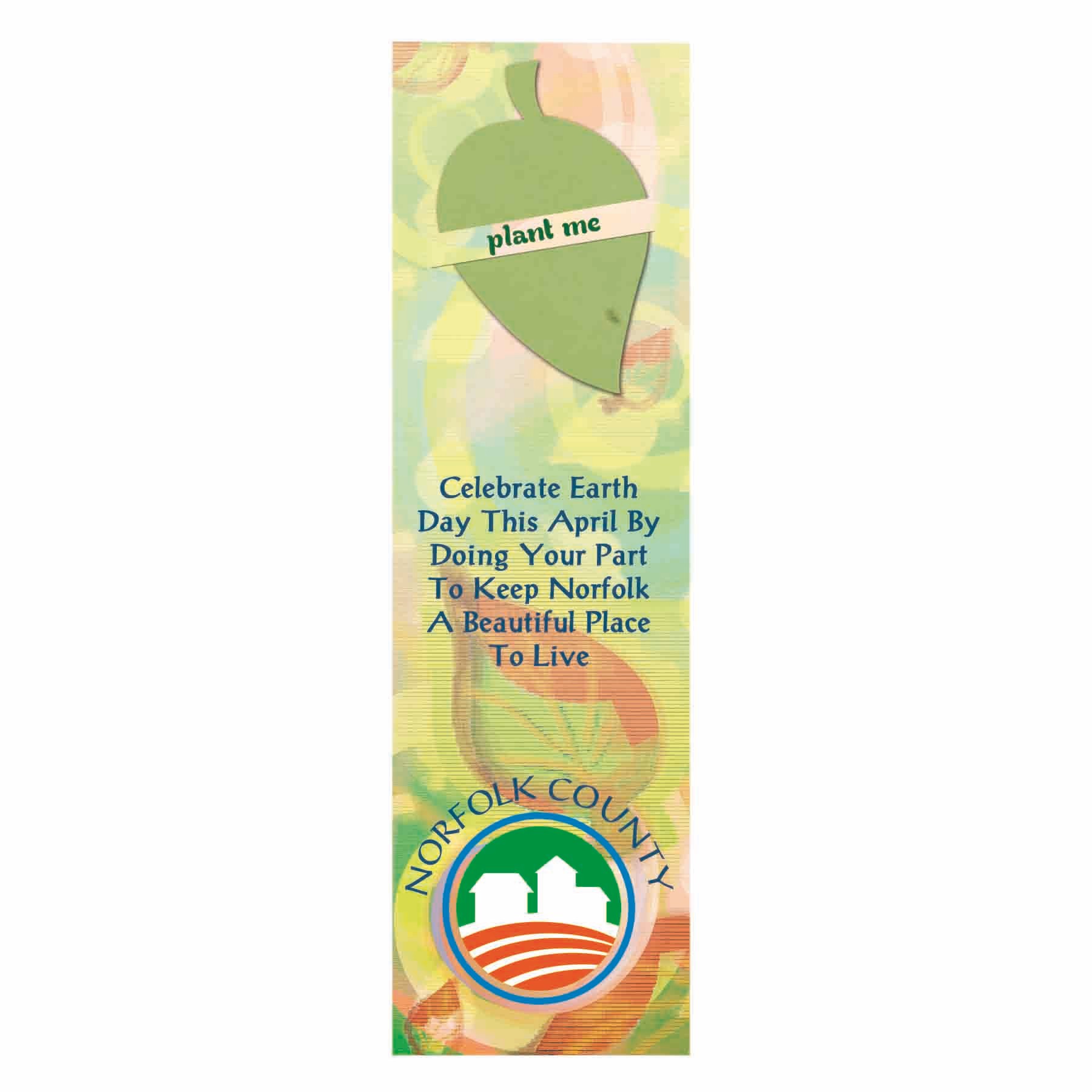 Leaf Seed Shape Bookmark 1