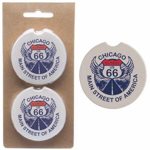 Absorbent Stone Car Coaster Set 1 Absorbent Stone Car Coaster Set 1