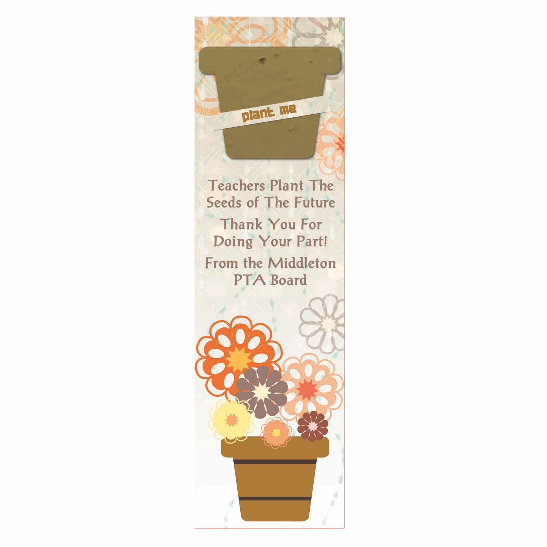Pot Seed Shape Bookmark 1