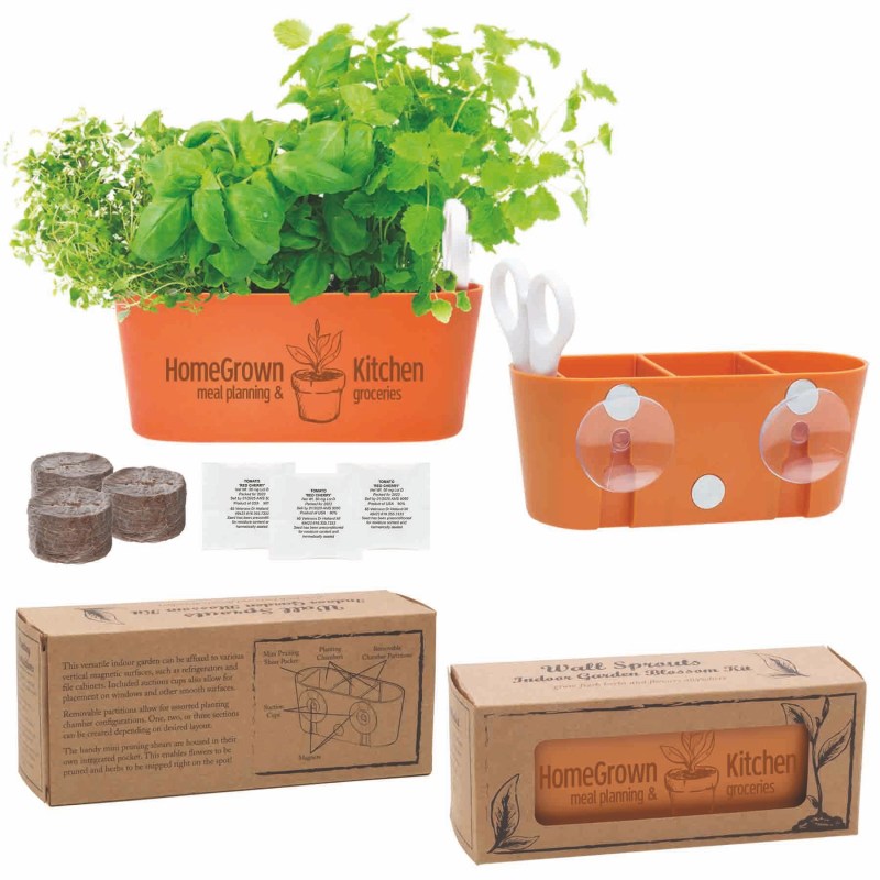 Wall Sprouts Indoor Garden Blossom Kit w/Seeds & Planter 1 Wall Sprouts Indoor Garden Blossom Kit w/Seeds & Planter 1