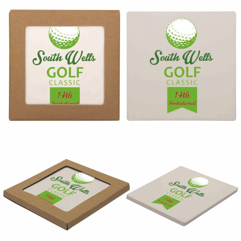 Single Square Stone Coaster 1 Single Square Stone Coaster 1