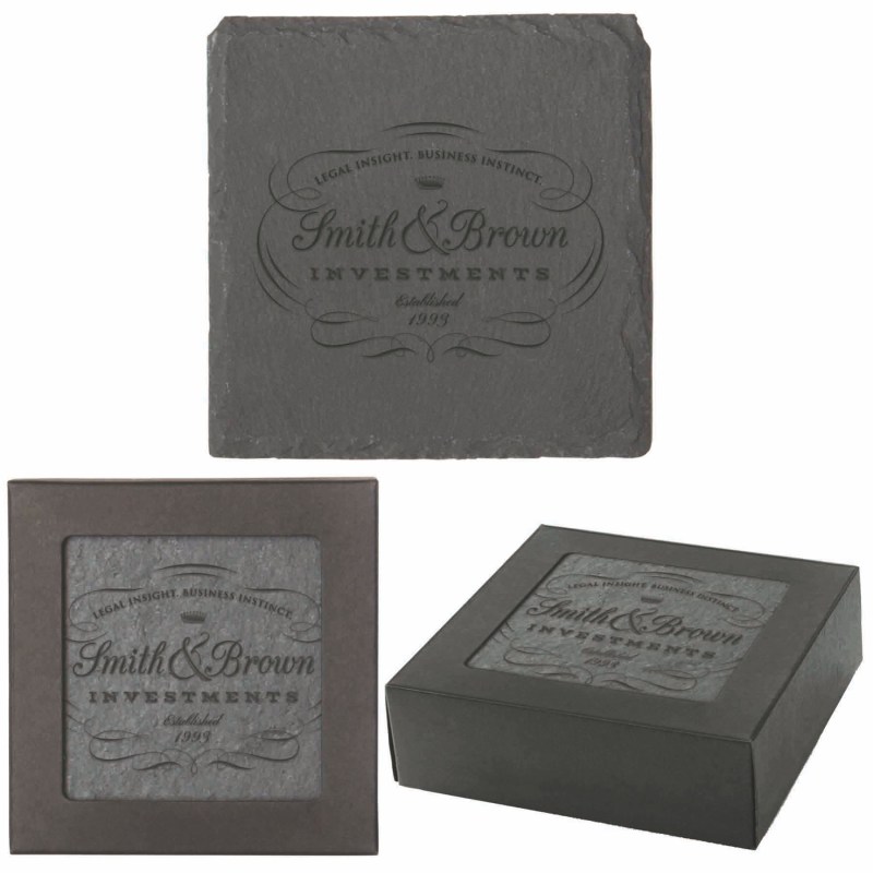 Square Slate Coaster Set 1 Square Slate Coaster Set 1