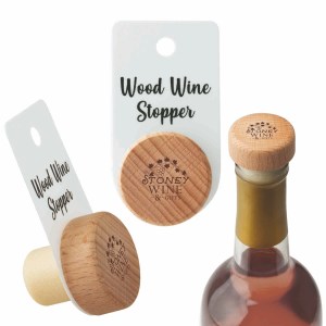 Wood Wine Stopper 1 Wood Wine Stopper 1