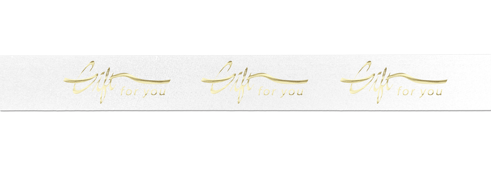 7/8" Bridal Satin Ribbon - 100yrd roll - Foil Print 1
