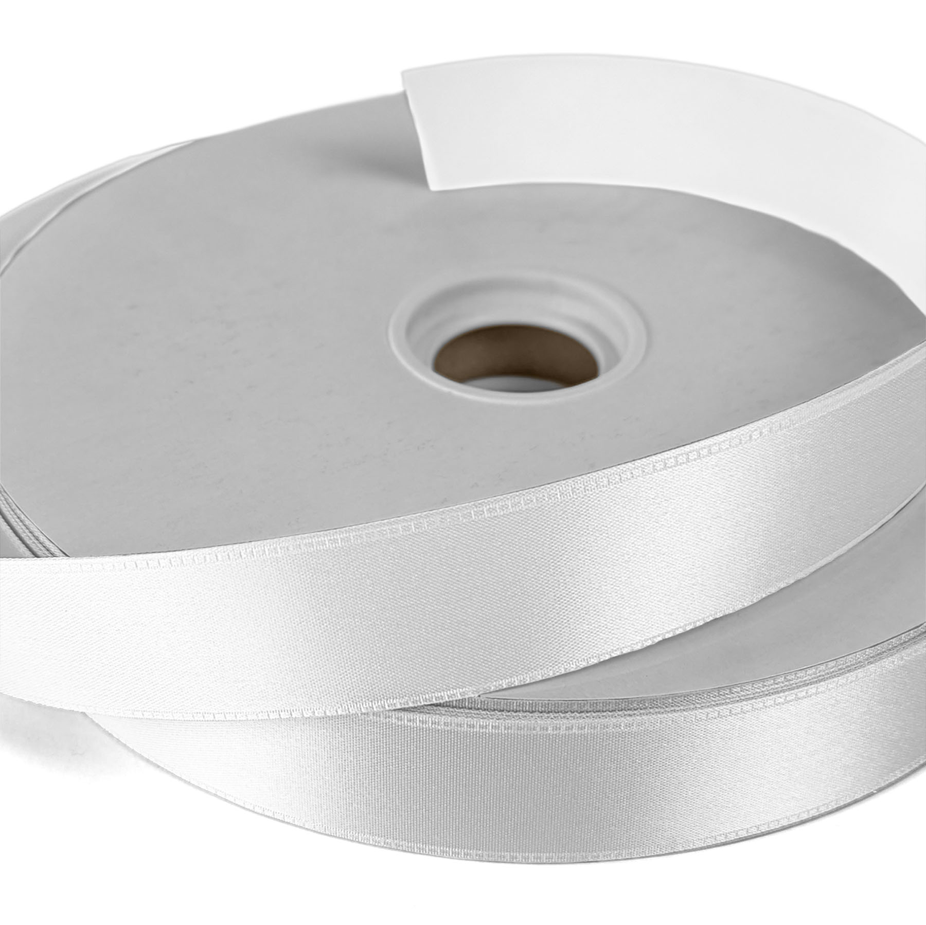1" Badge Satin Ribbon - 25yd Roll - Foil Print 1