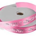 1" Badge Satin Ribbon - 25yd Roll - Foil Print 1 1" Badge Satin Ribbon - 25yd Roll - Foil Print 1