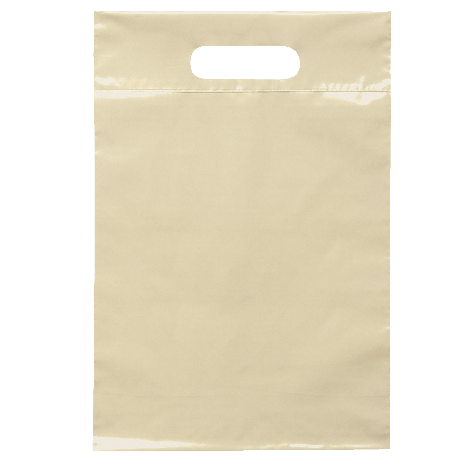 9 1/2W x 14H Die Cut Handle Bag - Dynamic Color 1