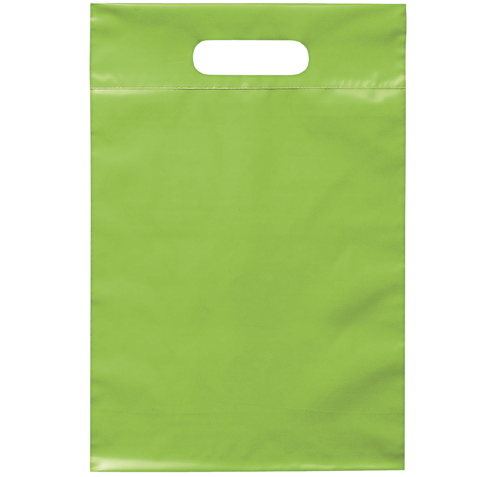 9 1/2W x 14H Die Cut Handle Bag - Dynamic Color 1