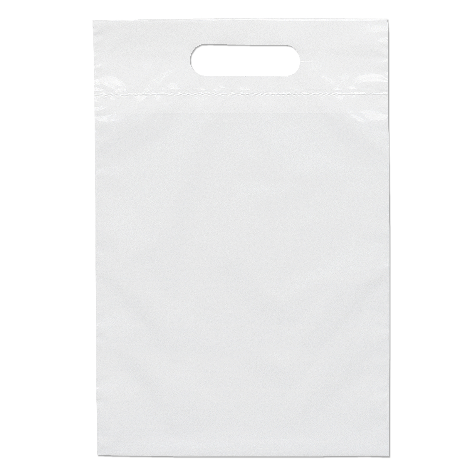 9 1/2W x 14H Die Cut Handle Bag - Dynamic Color 1