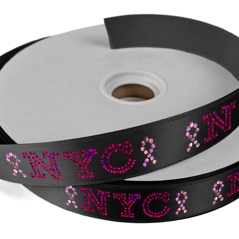 1" Badge Satin Ribbon - 25yd Roll - Sparkle 1 1" Badge Satin Ribbon - 25yd Roll - Sparkle 1