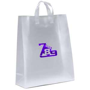 Jupiter - Frosted Shopper Bag - Foil Print 1 Jupiter - Frosted Shopper Bag - Foil Print 1