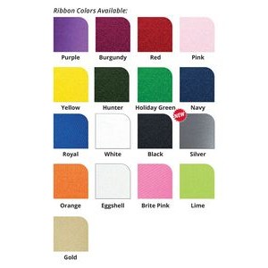 6" Badge Satin Ribbon - 100yrd Roll - Brilliance - Matte Finish 1