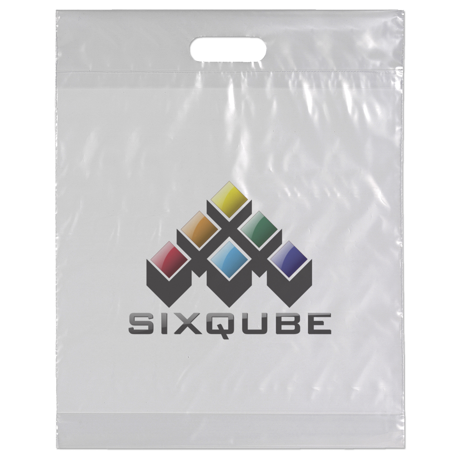 15W x 19H x 3 Die Cut Handle Bag - Dynamic Color 1