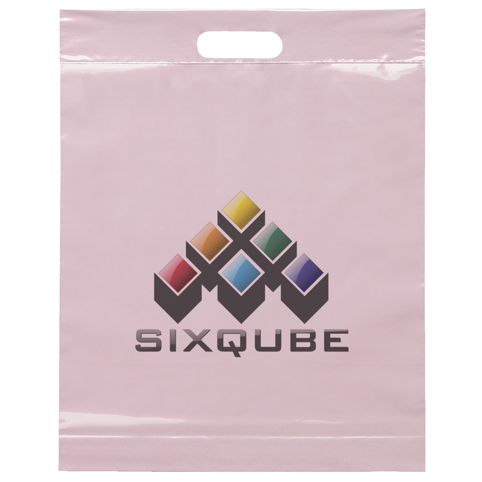 15W x 19H x 3 Die Cut Handle Bag - Dynamic Color 1