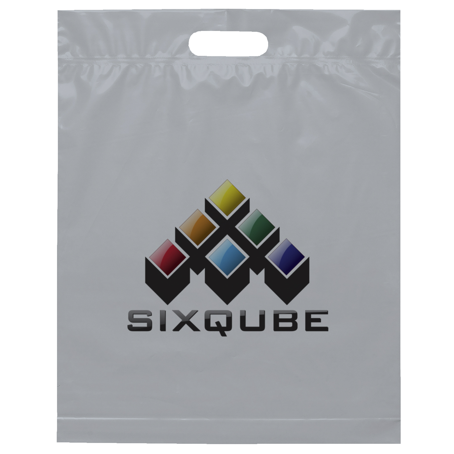 15W x 19H x 3 Die Cut Handle Bag - Dynamic Color 1