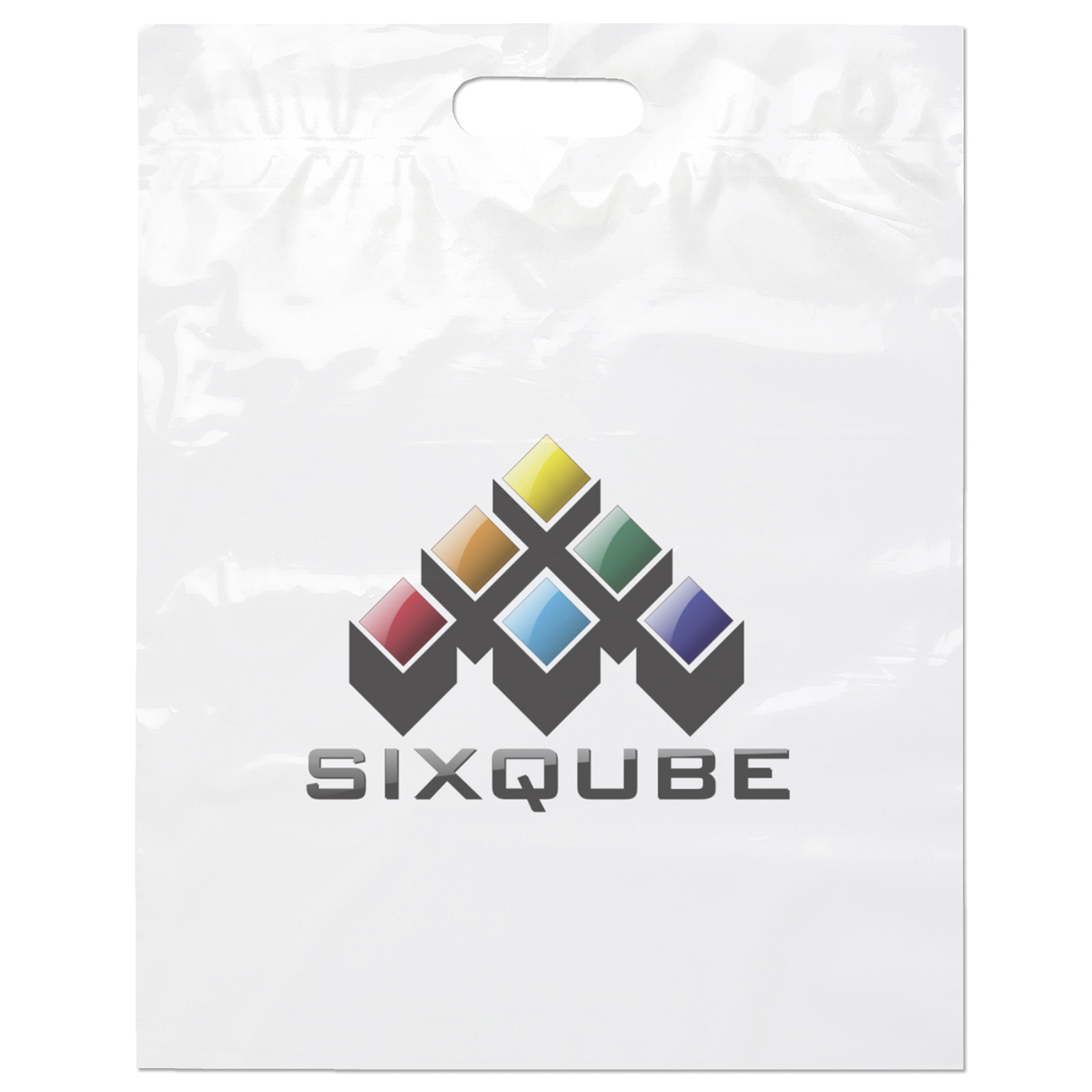15W x 19H x 3 Die Cut Handle Bag - Dynamic Color 1