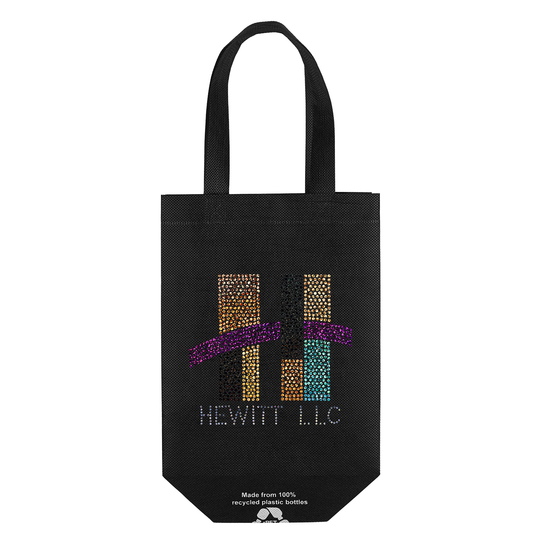 Lake™ - R-PET Non-Woven Totes - Sparkle 1