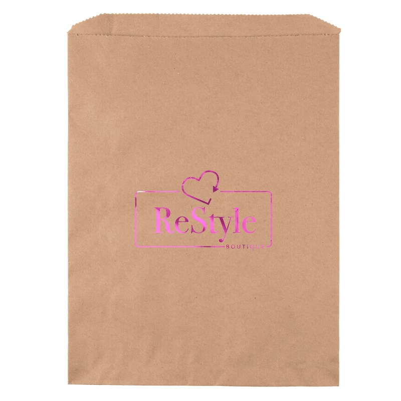 10W x 13H Merchandise Bag - Foil Print 1 10W x 13H Merchandise Bag - Foil Print 1