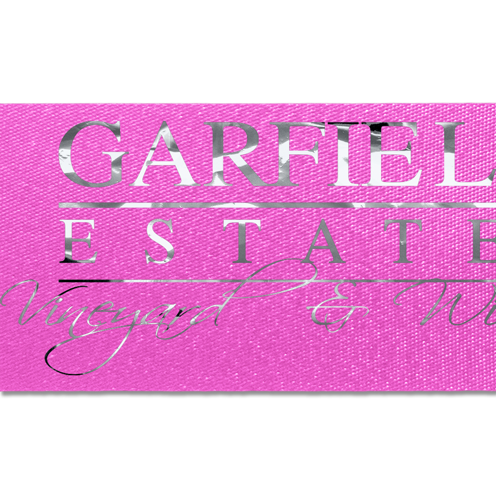 2" Badge Satin Ribbon - 50yrd Roll - Foil Print 1