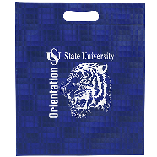 13W x 15H x 3 - Non-Woven Die Cut Bag - Screen Print 1