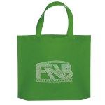 Thrifty™ - Budget Tote - Sparkle - Grass Green Logo Thrifty™ - Budget Tote - Sparkle - Grass Green Logo