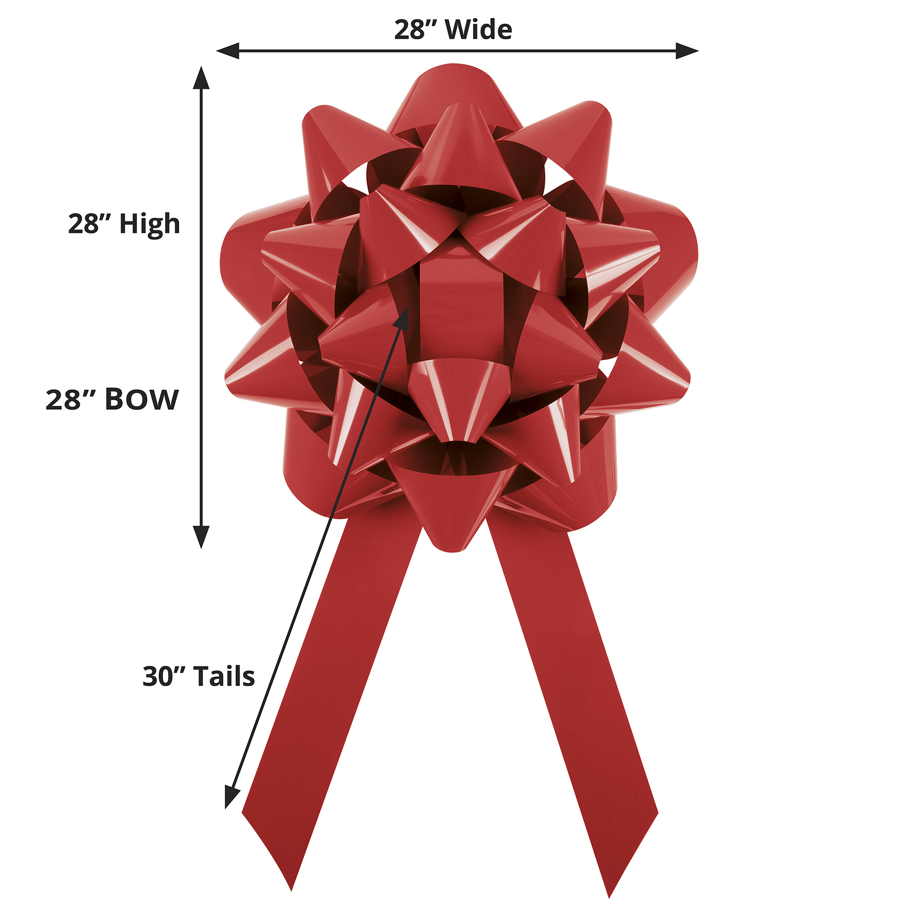 28" Bow - Door Hanger - No Imprint 2