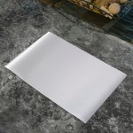 18" x 12" Badge Satin Placemat - Sublimation - Blank White 18" x 12" Badge Satin Placemat - Sublimation - Blank White