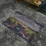 18" x 12" Badge Satin Placemat - Sublimation - White Logo 18" x 12" Badge Satin Placemat - Sublimation - White Logo