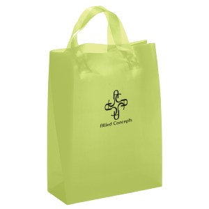 Apollo - Frosted Brite Shopper Bag - Flexo Ink Print 1 Apollo - Frosted Brite Shopper Bag - Flexo Ink Print 1