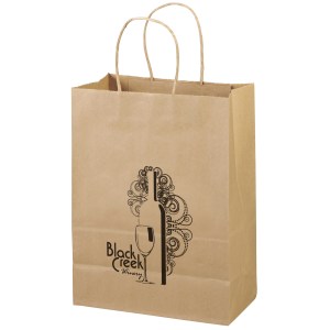 Eco Jenny - Kraft-Brown Shopper - Flexo Ink Print 1 Eco Jenny - Kraft-Brown Shopper - Flexo Ink Print 1