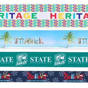 1 1/2" Badge Satin Ribbon - 100yd Roll - Sublimation 1 1 1/2" Badge Satin Ribbon - 100yd Roll - Sublimation 1