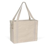 Jeremy™ Deluxe Canvas Zipper-Close Tote - Sparkle (18" x 8" x 15") - Natural Blank Jeremy™ Deluxe Canvas Zipper-Close Tote - Sparkle (18" x 8" x 15") - Natural Blank
