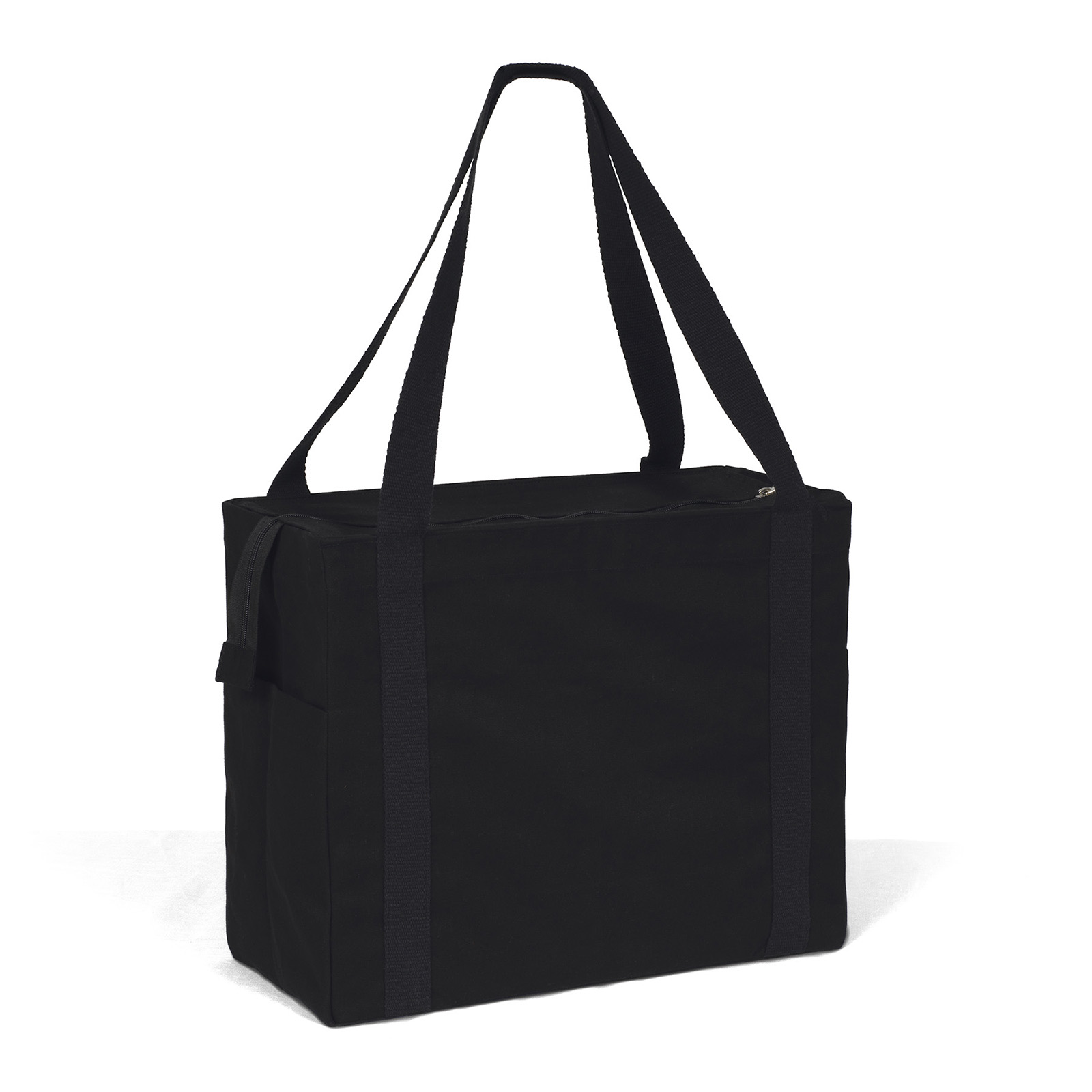 Jeremy™ Deluxe Canvas Zipper-Close Tote - Sparkle 1