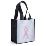Degas - PET Non-Woven Tote - Sparkle - White/Black Logo Degas - PET Non-Woven Tote - Sparkle - White/Black Logo