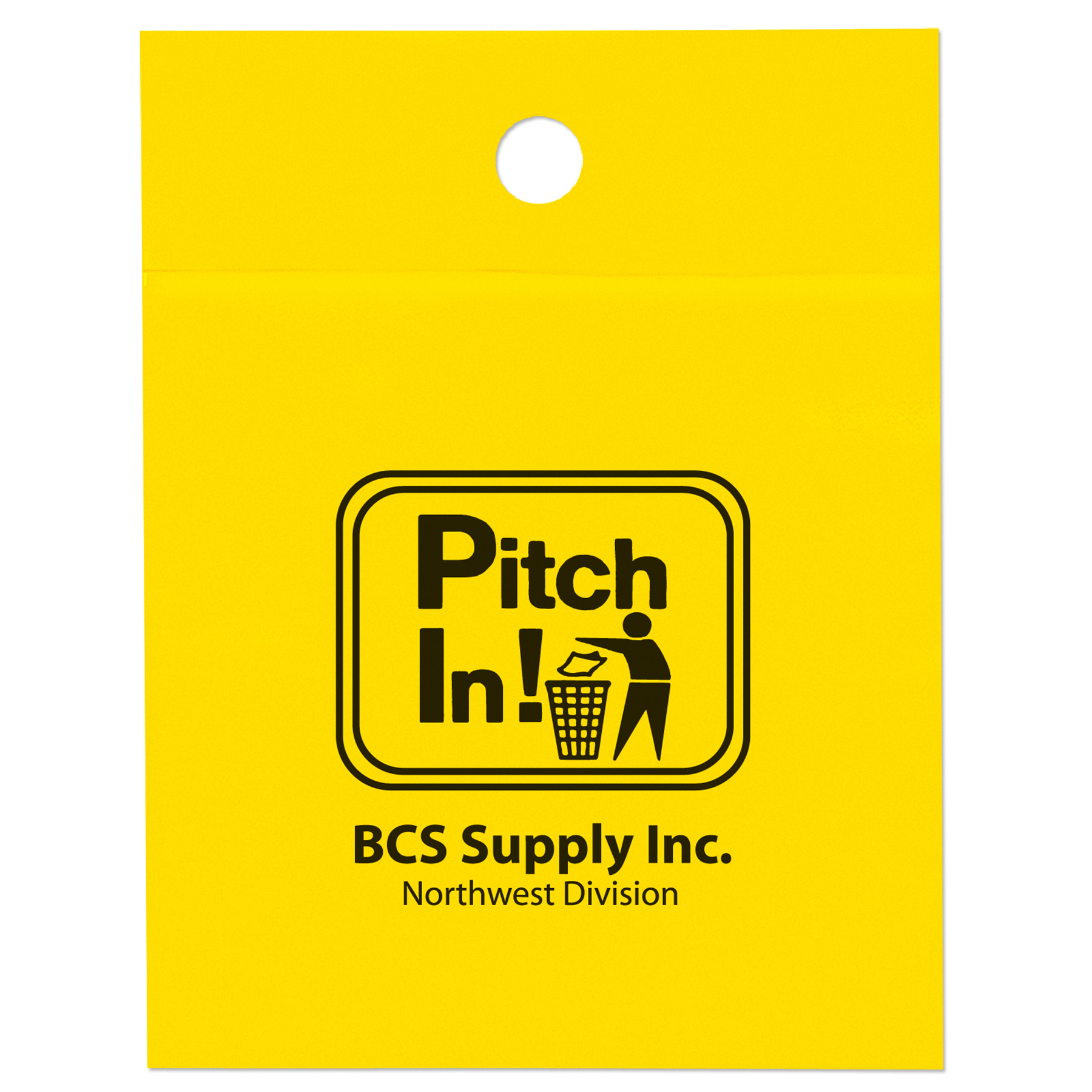 9W x 12H Litter Bag - Flexo Ink Print 1