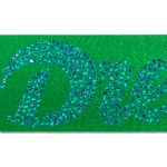 2" Badge Satin Ribbon - 25yd Roll - Sparkle - Holiday Green 2" Badge Satin Ribbon - 25yd Roll - Sparkle - Holiday Green