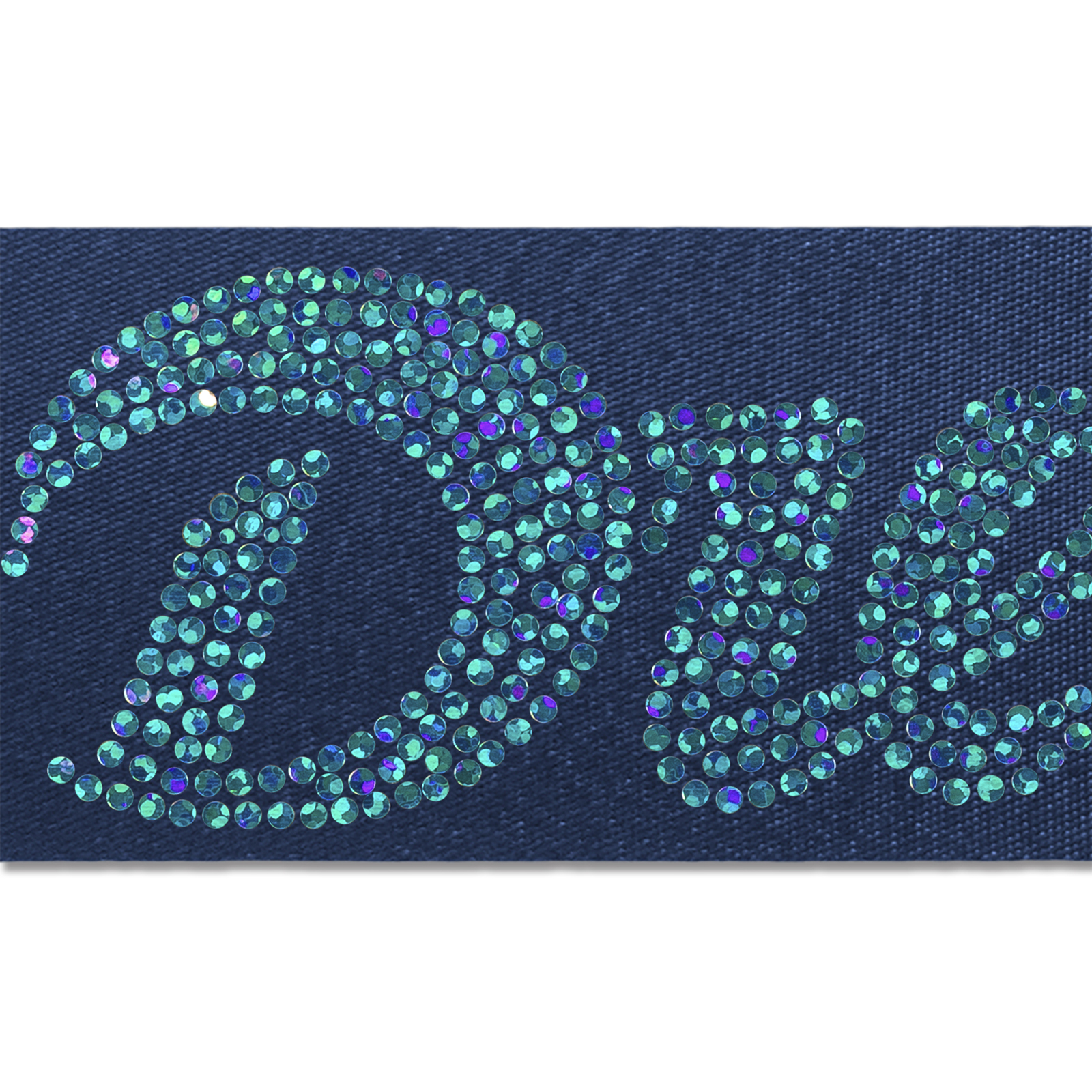 2" Badge Satin Ribbon - 25yd Roll - Sparkle 1