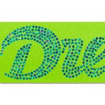 2" Badge Satin Ribbon - 25yd Roll - Sparkle - Lime Green 2" Badge Satin Ribbon - 25yd Roll - Sparkle - Lime Green