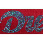 2" Badge Satin Ribbon - 25yd Roll - Sparkle - Red 2" Badge Satin Ribbon - 25yd Roll - Sparkle - Red