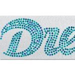 2" Badge Satin Ribbon - 25yd Roll - Sparkle - Silver 2" Badge Satin Ribbon - 25yd Roll - Sparkle - Silver