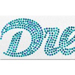 2" Badge Satin Ribbon - 25yd Roll - Sparkle - White 2" Badge Satin Ribbon - 25yd Roll - Sparkle - White