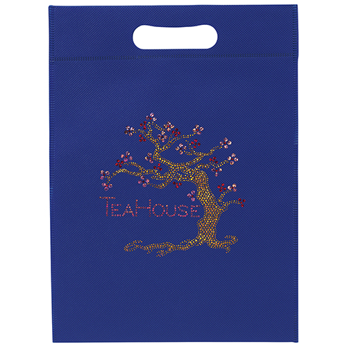 10W x 14H - Non-Woven Die Cut Bag - Sparkle 1