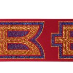 4" Badge Satin Ribbon - 100yd Roll - Sparkle - Red 4" Badge Satin Ribbon - 100yd Roll - Sparkle - Red