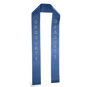 3" Badge Satin Stole - 60" Long - Sparkle 1 3" Badge Satin Stole - 60" Long - Sparkle 1