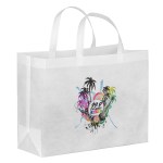 Sea™ - R-PET Non-Woven Totes - Dynamic Color - White Logo Sea™ - R-PET Non-Woven Totes - Dynamic Color - White Logo