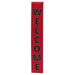 8Wx144L- Badge Satin Ribbon Banner - Sublimation - Red Banner Logo 8Wx144L- Badge Satin Ribbon Banner - Sublimation - Red Banner Logo