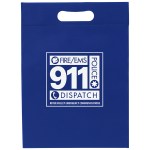 10W x 14H - Non-Woven Die Cut Bag - Screen Print 1 10W x 14H - Non-Woven Die Cut Bag - Screen Print 1