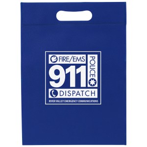 10W x 14H - Non-Woven Die Cut Bag - Screen Print 1 10W x 14H - Non-Woven Die Cut Bag - Screen Print 1