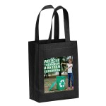 Lake™ - R-PET Non-Woven Totes - ColorVista - Black Logo Lake™ - R-PET Non-Woven Totes - ColorVista - Black Logo